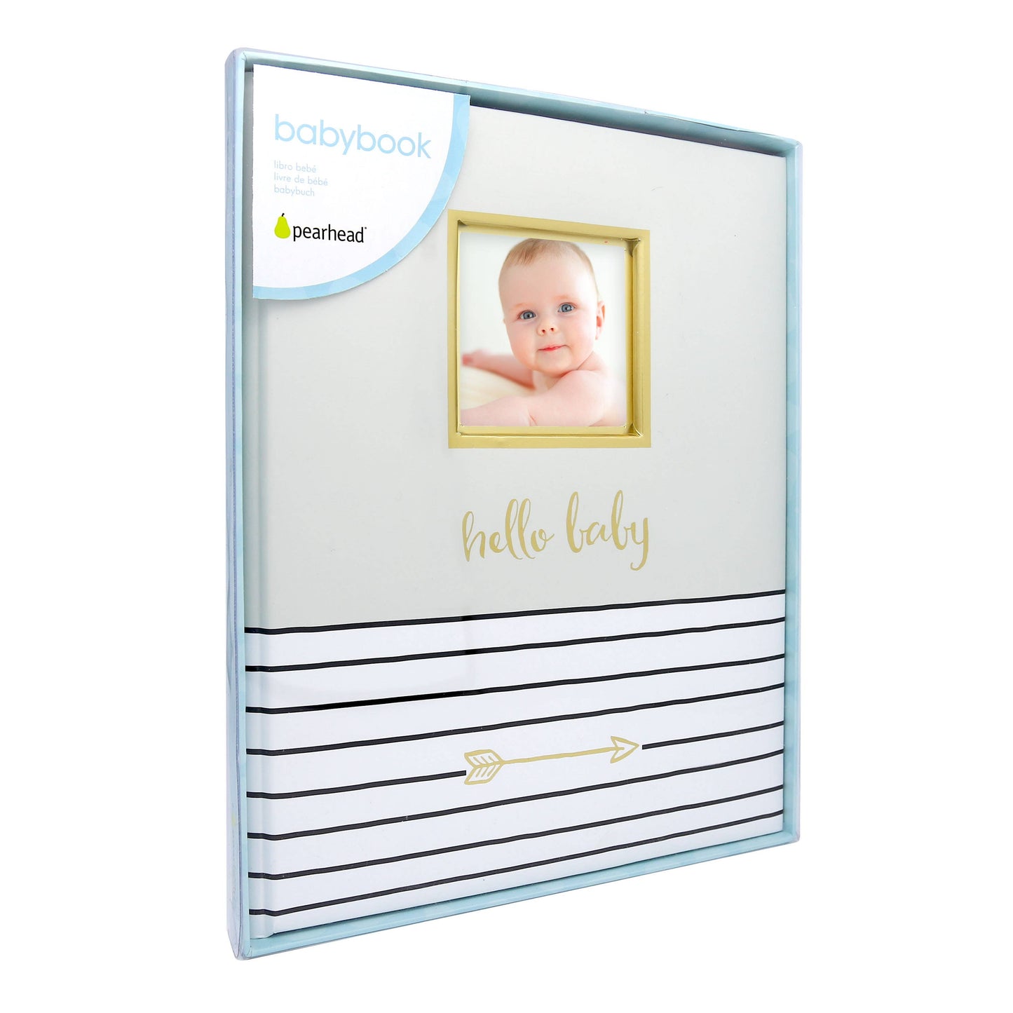 Hello Baby Memory Baby Book: Blue