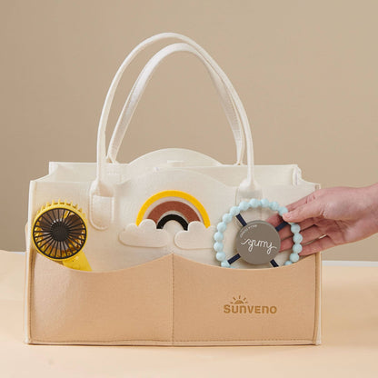 Cartoon Diaper Storage Basket: Cozy Zebra