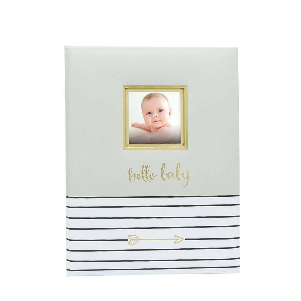 Hello Baby Memory Baby Book: Blue