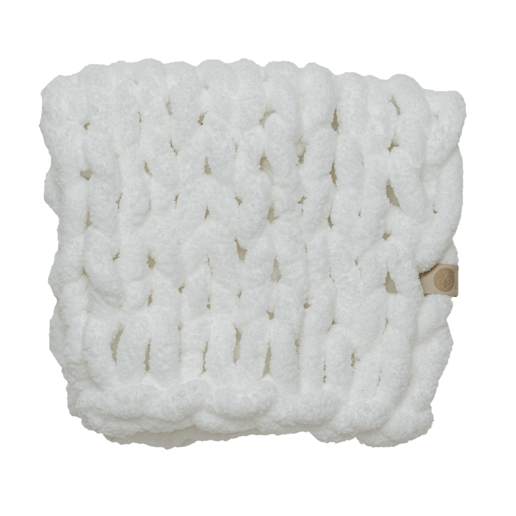 Infinite Chunky Knit Blanket - Cuddle: Slate / 20" x 20"