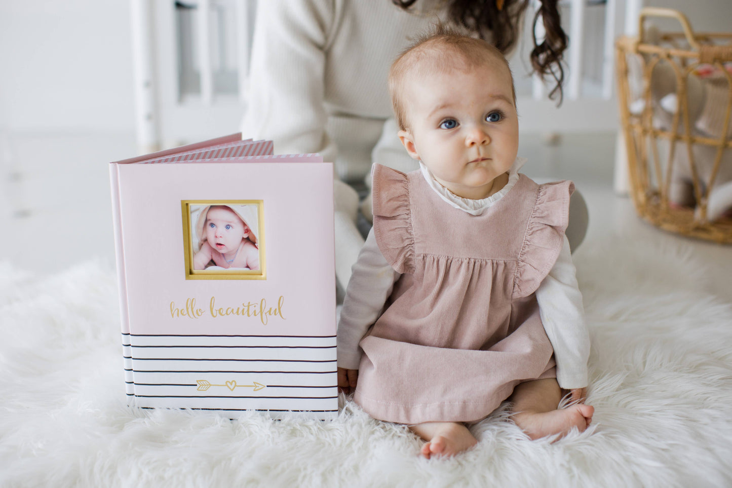 Hello Baby Memory Baby Book: Pink