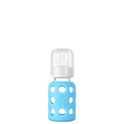 4oz Glass Baby Bottle - Stage 1 Nipple, Stopper, and Cap:
