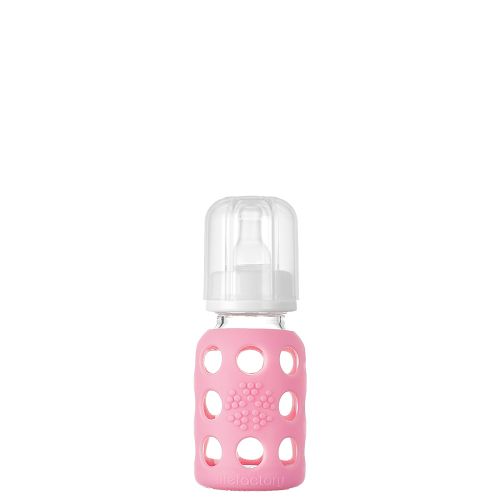 4oz Glass Baby Bottle - Stage 1 Nipple, Stopper, and Cap: