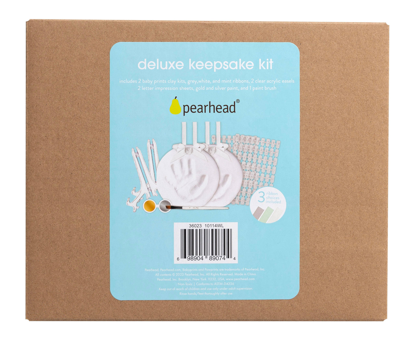 Deluxe Clay DIY Handprint And Footprint Keepsake