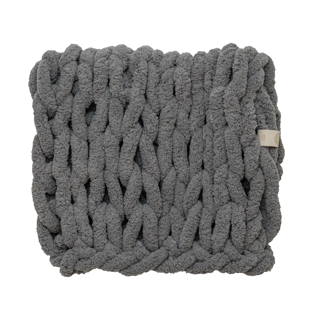 Infinite Chunky Knit Blanket - Cuddle: White / 20" x 20"