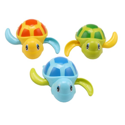 Tortoise Baby Bath Toy: Orange
