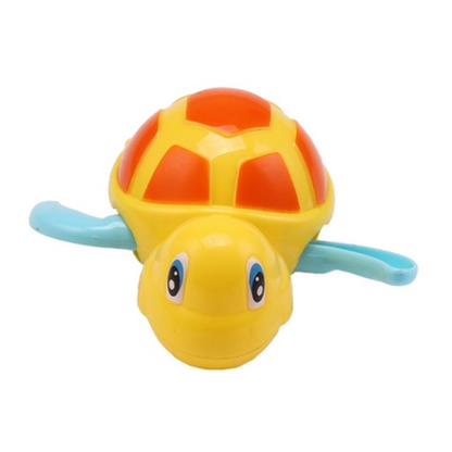 Tortoise Baby Bath Toy: Orange