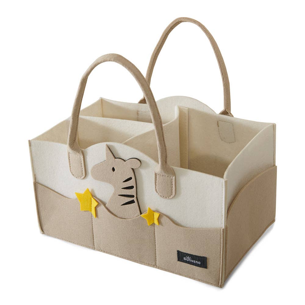 Yellow Giraffe Baby Basket