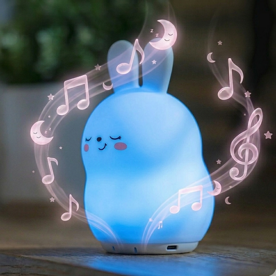 Portable Sound Machine with Animal lamp for baby & kid