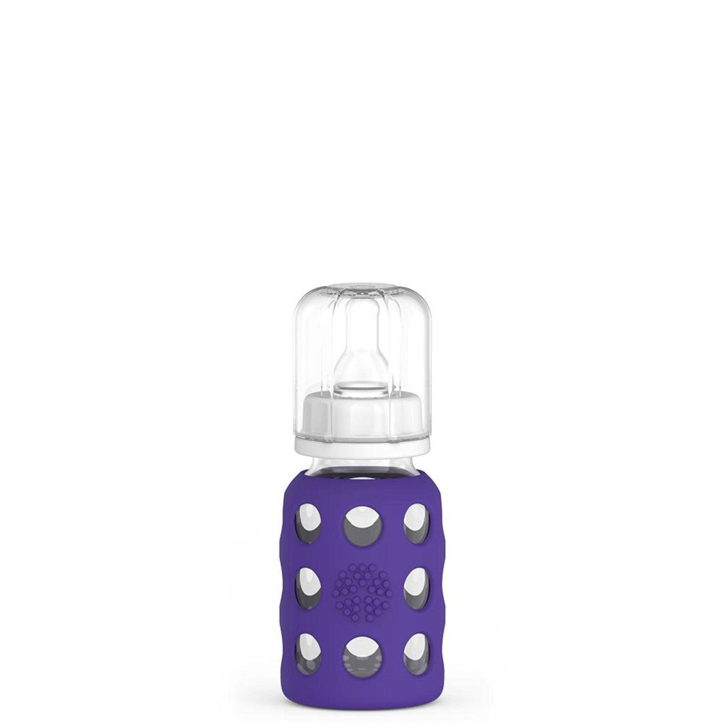 4oz Glass Baby Bottle - Stage 1 Nipple, Stopper, and Cap: