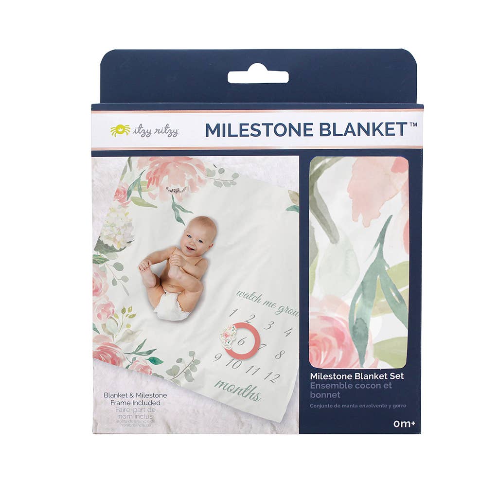 Cutie Captures™ Milestone Blanket: Woodland