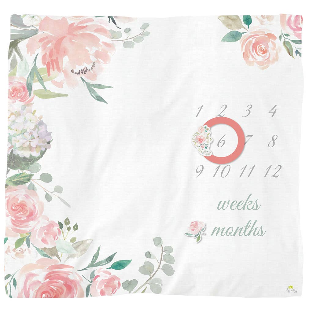 Cutie Captures™ Milestone Blanket: Woodland