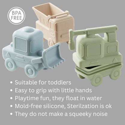 Ali+Oli Squirt Water Bath Toy Set (Construction)
