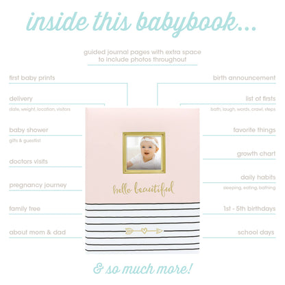 Hello Baby Memory Baby Book: Blue