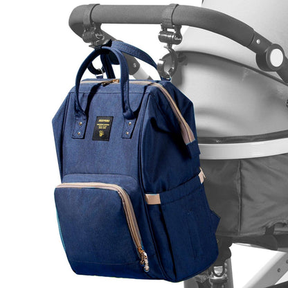 Classic Diaper Backpack: Blue