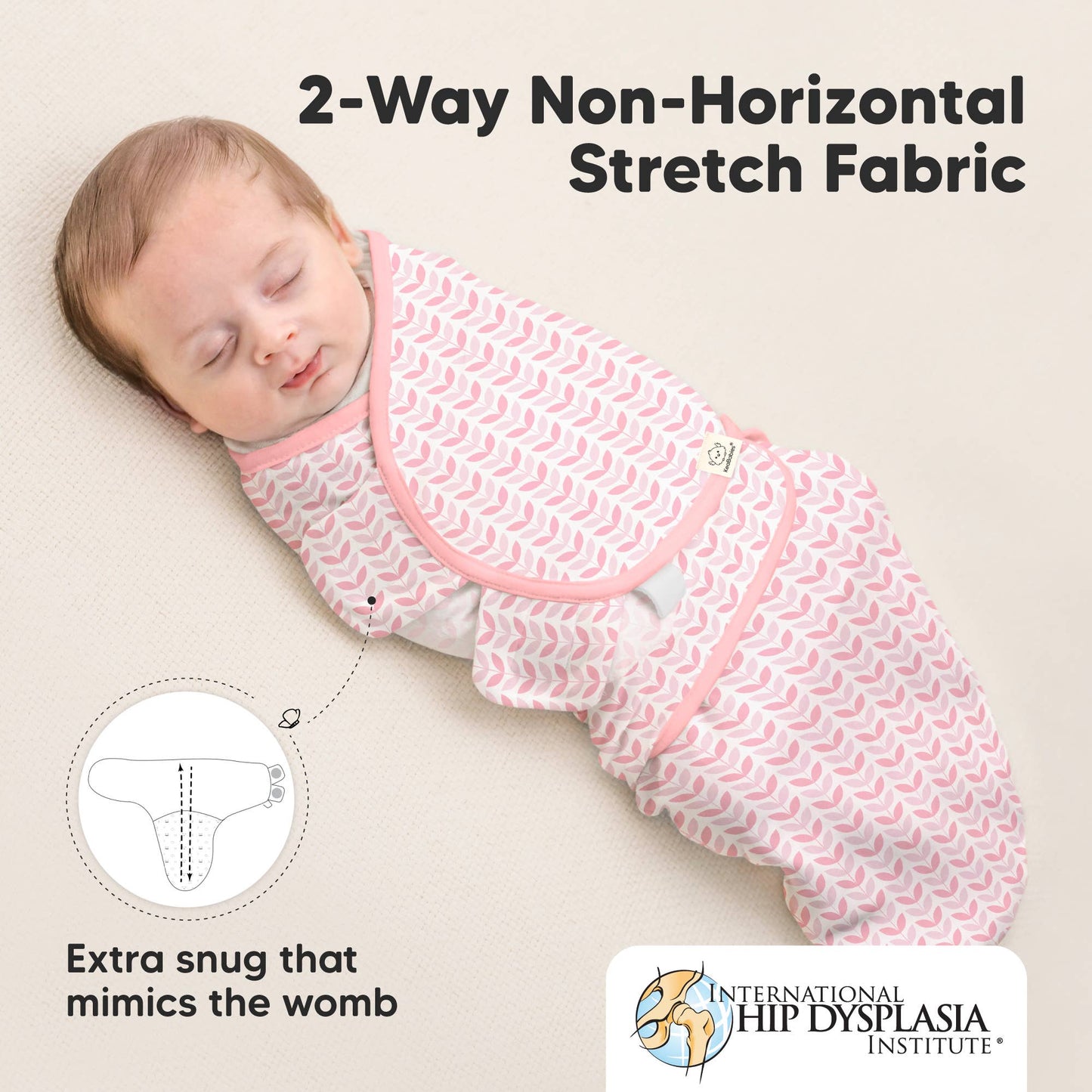 3pk Soothe Baby Swaddles 0-3 Months, Sleep Sack for Newborns: Blossom / OS 0-3M
