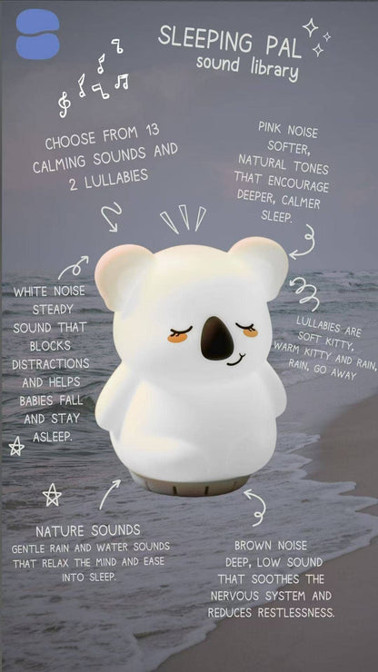 Night Light with White Noise Machine - Toys for baby and kid