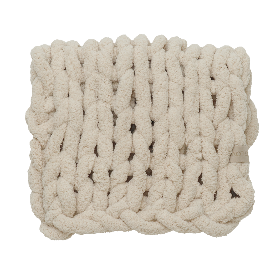 Infinite Chunky Knit Blanket - Cuddle: Slate / 20" x 20"