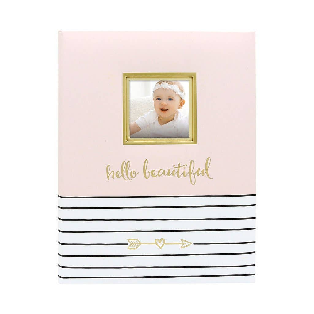 Hello Baby Memory Baby Book: Pink