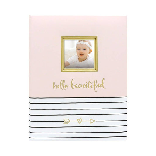 Hello Baby Memory Baby Book: Pink