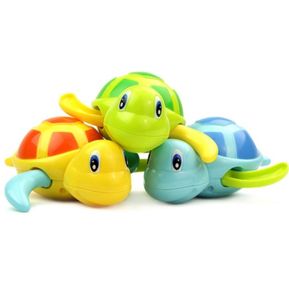 Tortoise Baby Bath Toy: Orange