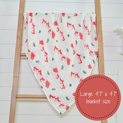 Muslin Quilt Baby & Kids Blanket Christmas