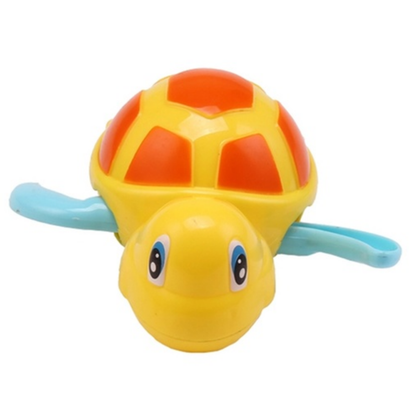 Tortoise Baby Bath Toy: Orange