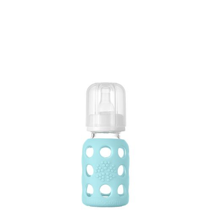 4oz Glass Baby Bottle - Stage 1 Nipple, Stopper, and Cap:
