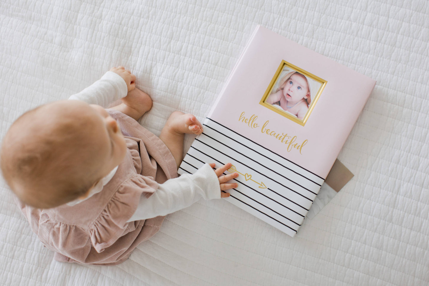Hello Baby Memory Baby Book: Blue