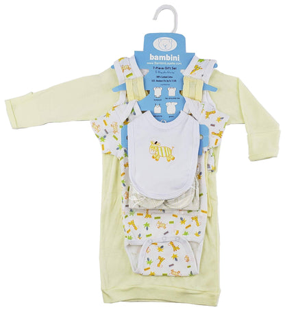 Yellow Giraffe Baby Basket
