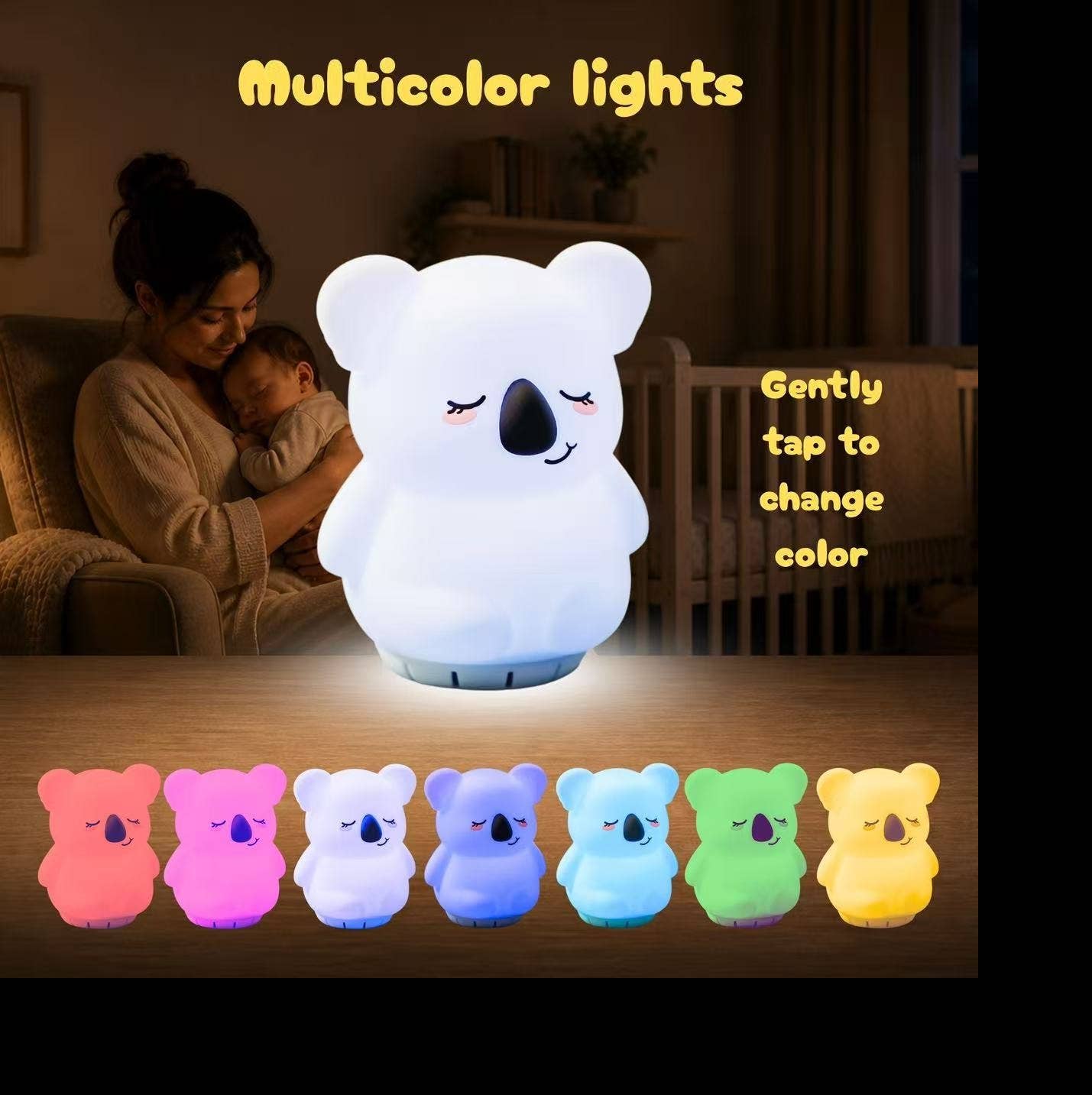 Night Light with White Noise Machine - Toys for baby and kid